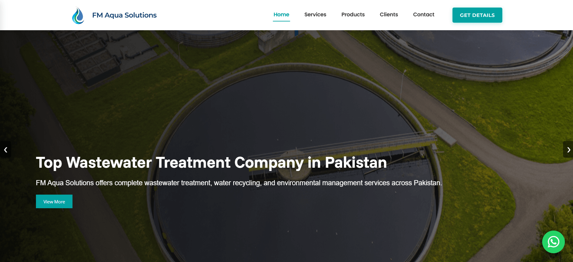 FM Aqua Solutions homepage